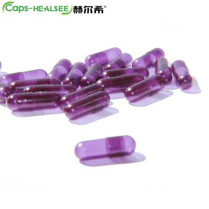Purple color HPMC capsules